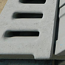 The precast concrete median drain